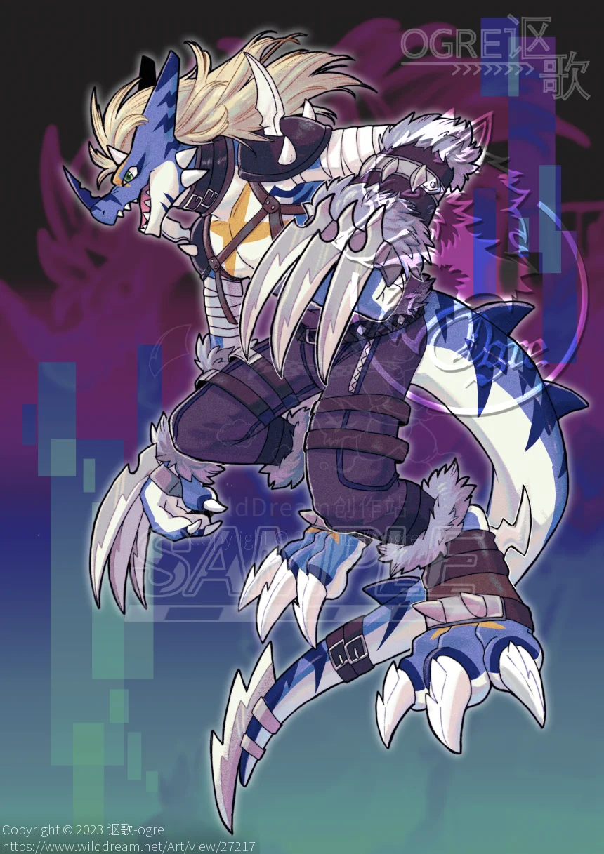 立绘委托 by 讴歌-ogre, 数码宝贝, Digimon