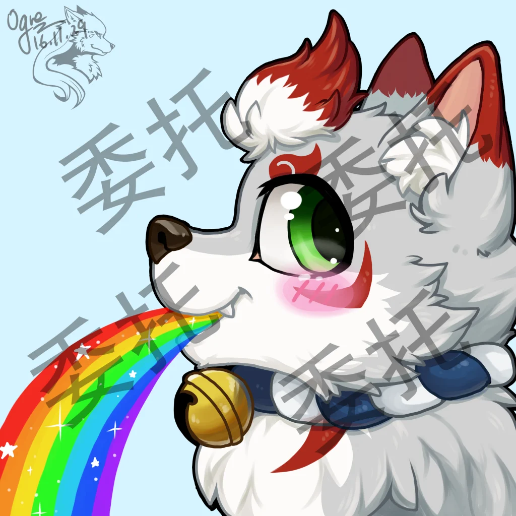 彩虹吐委托 by 讴歌-ogre
