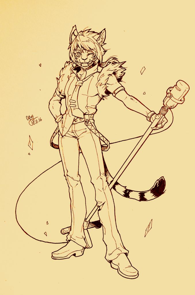 【黑白全身委托】帕拉丁 by 讴歌-ogre