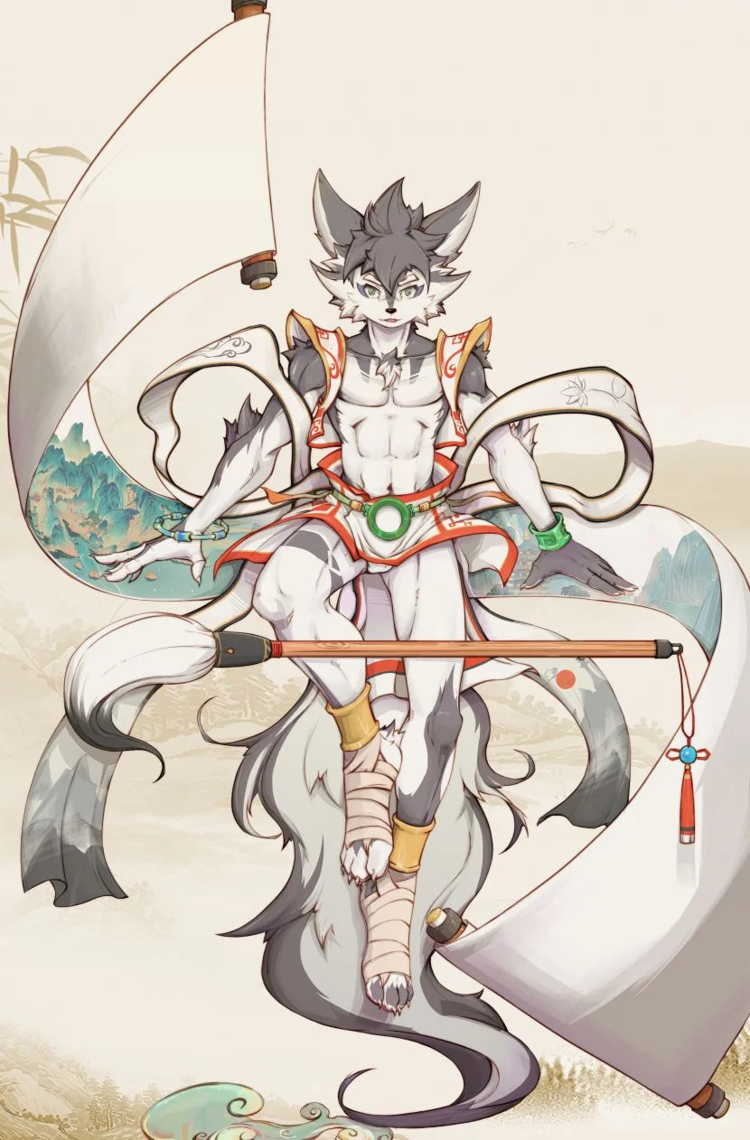 门神帕尔 by 狼毛球, 自己家崽子
