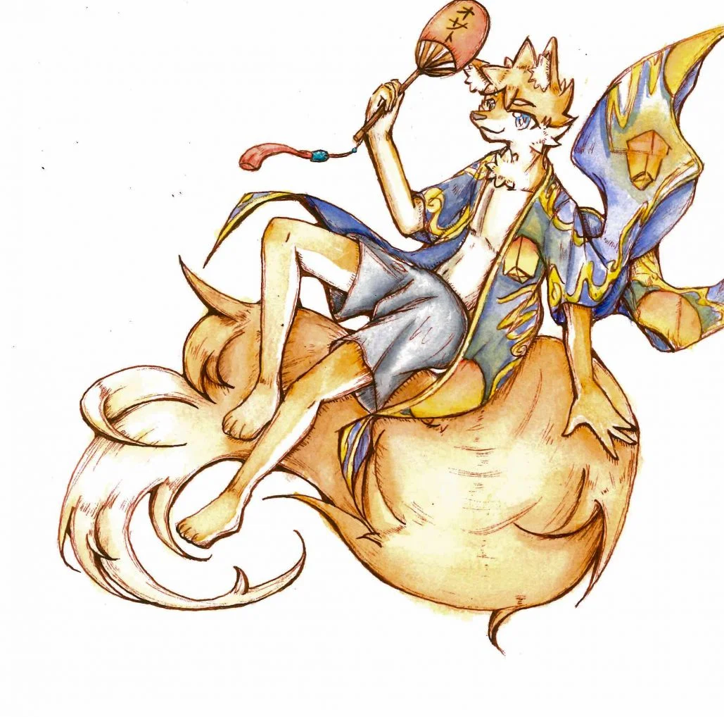 御里 乌克兰水彩罗莎大师级橙色系测试 by 龙宇诺