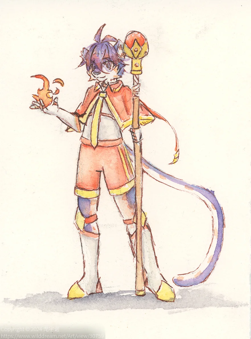 2023-2024-4月摸鱼 龙宇诺穿初中人类设定服装 by 龙宇诺