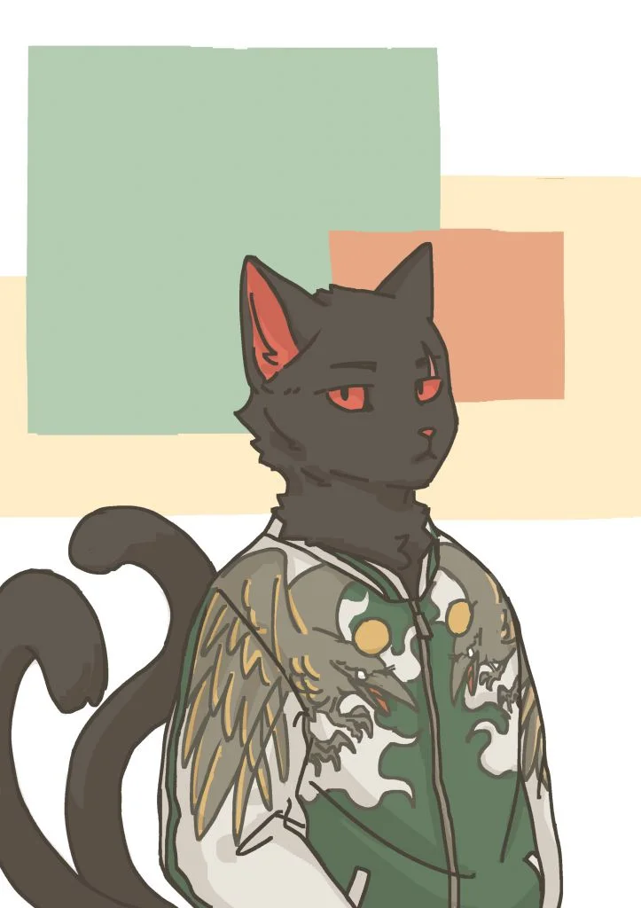 黒川昭 by -KawaL-, 猫