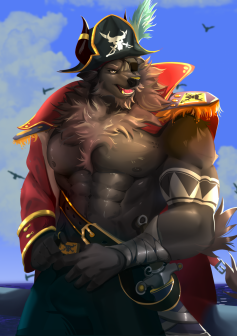 海盗船长--老牛 by Fazwolf菲斯