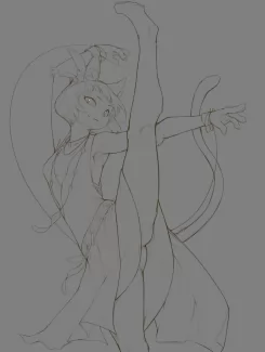 摸