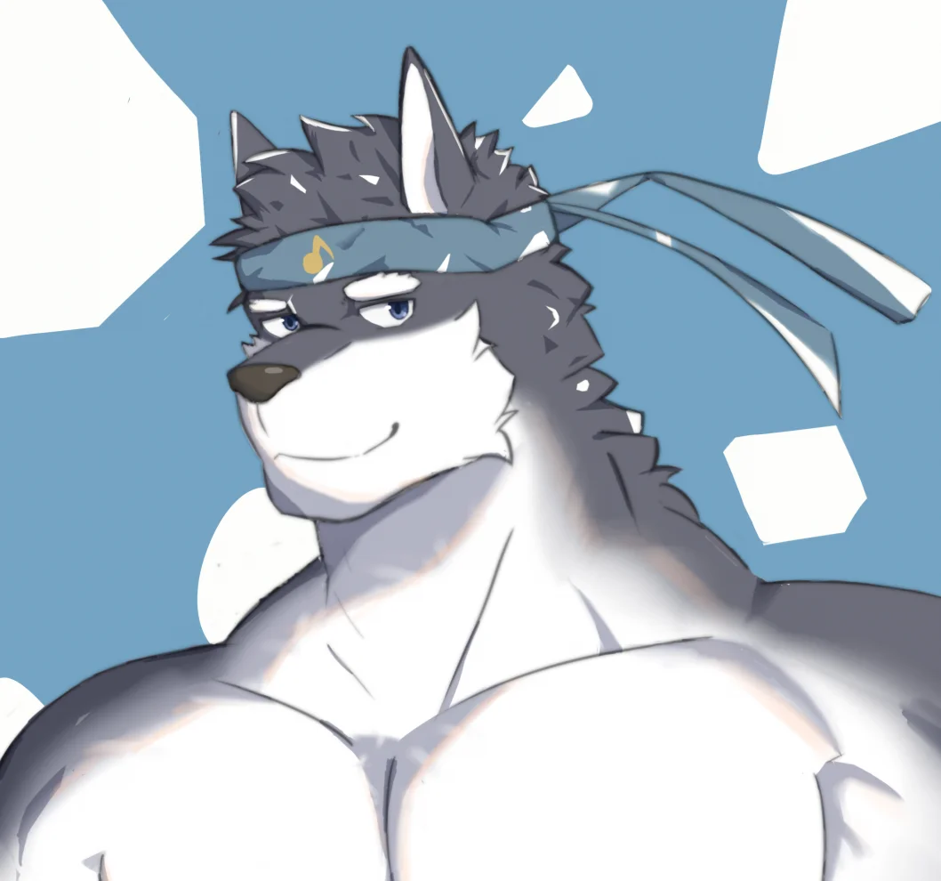  by 九胖, furry, 狼
