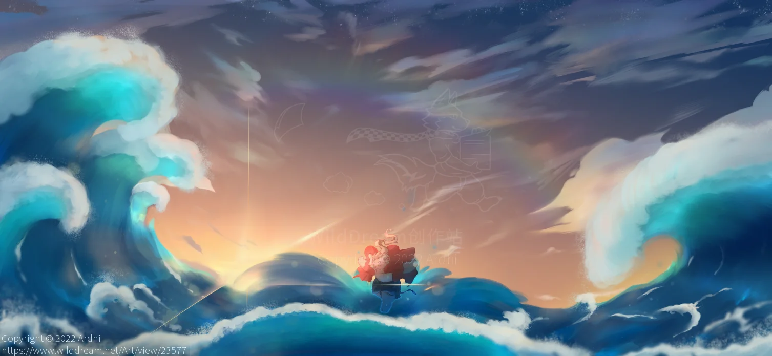 无题 by Ardhi, 熊, 海, 背景, 朝