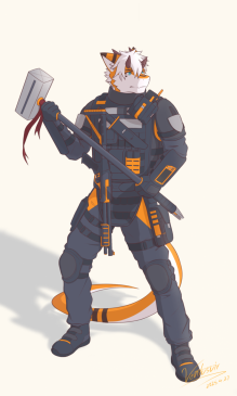 S.C.A.T第七小队强攻手——攻城兽（Siegebreaker）/風言之诗——橘之章 by 風詡